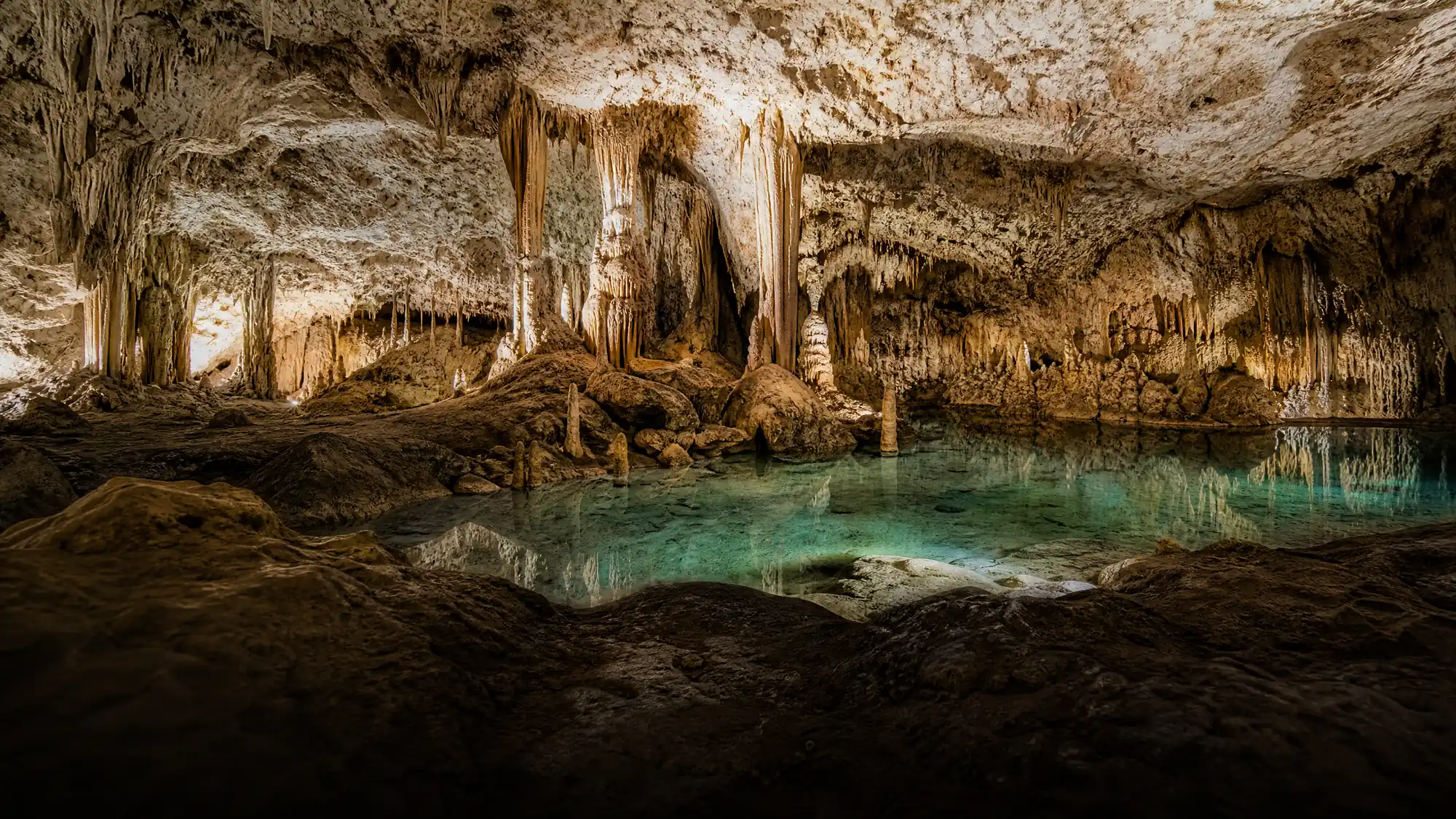Descubre un sistema de cuevas de piedra caliza de 300,000 años en la costa norte de Curazao. Recorre el Sendero Indio y únete a una visita guiada para ver formaciones rocosas antiguas.